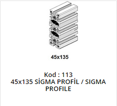 45x135 Sigma Profile