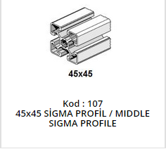 45x45 Sigma Profile Middle