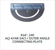 Outer Angle Connecting Plate