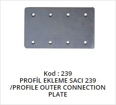 Profile Outer Connection Plate